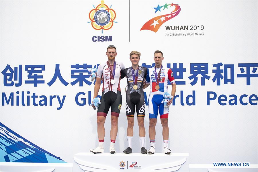 (SP)CHINA-WUHAN-7TH MILITARY WORLD GAMES-CYCLING ROAD