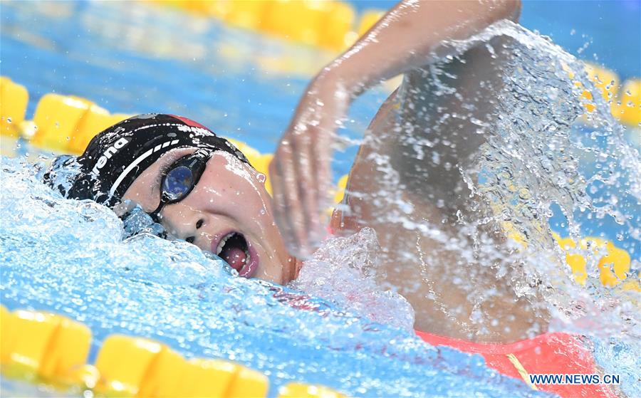 (SP)CHINA-WUHAN-7TH MILITARY WORLD GAMES-SWIMMING-WOMEN 1500M FREESTYLE