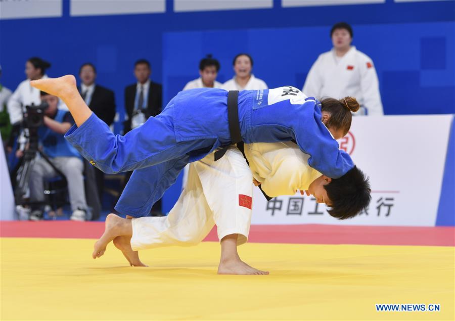 (SP)CHINA-WUHAN-7TH MILITARY WORLD GAMES-JUDO-TEAM WOMEN