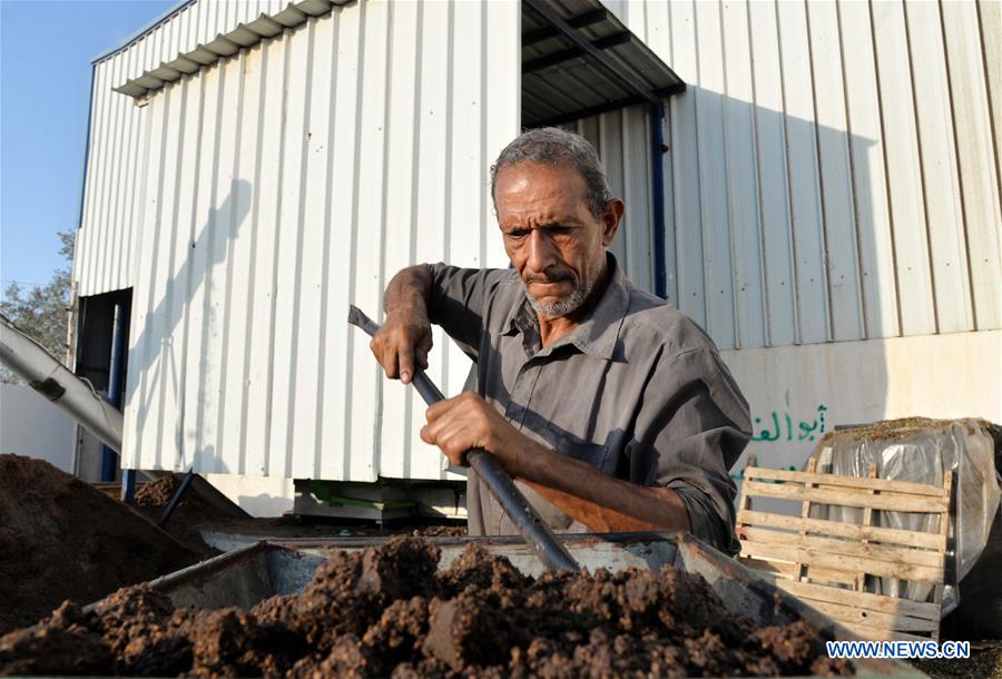 MIDEAST-GAZA-OLIVE OIL WASTE-RECYCLE