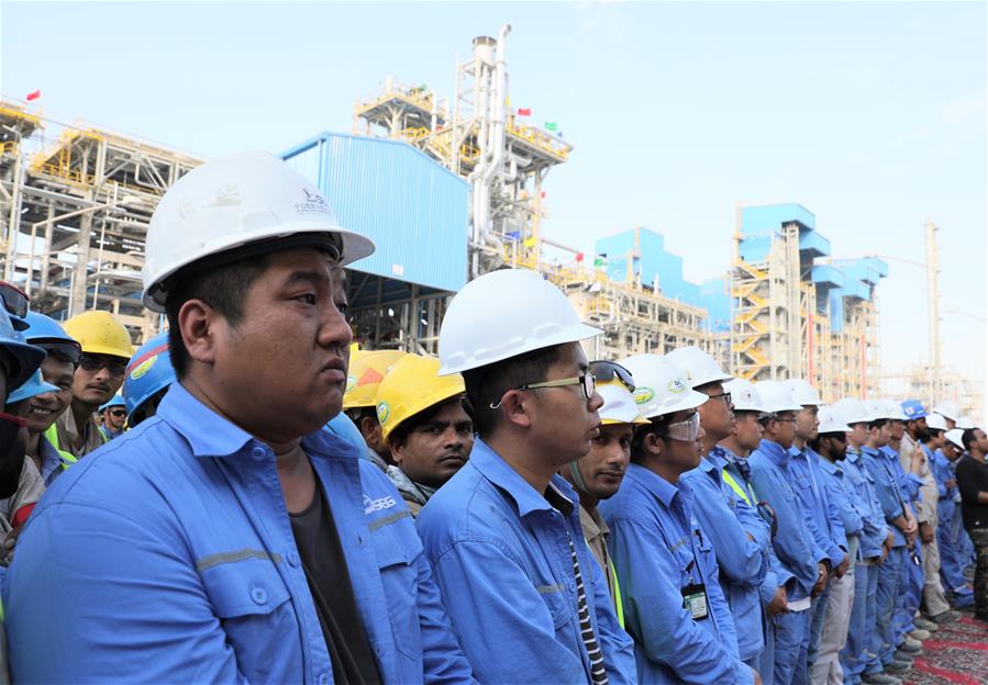KUWAIT-AL AHMADI GOVERNORATE-REFINERY PROJECT-SINOPEC-HANDOVER