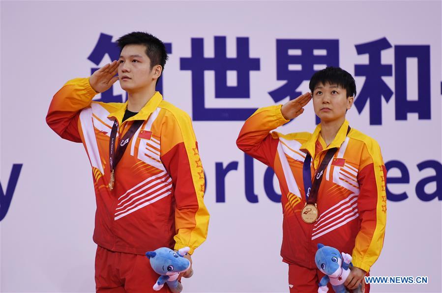 (SP)CHINA-WUHAN-7TH MILITARY WORLD GAMES-TABLE TENNIS(CN)