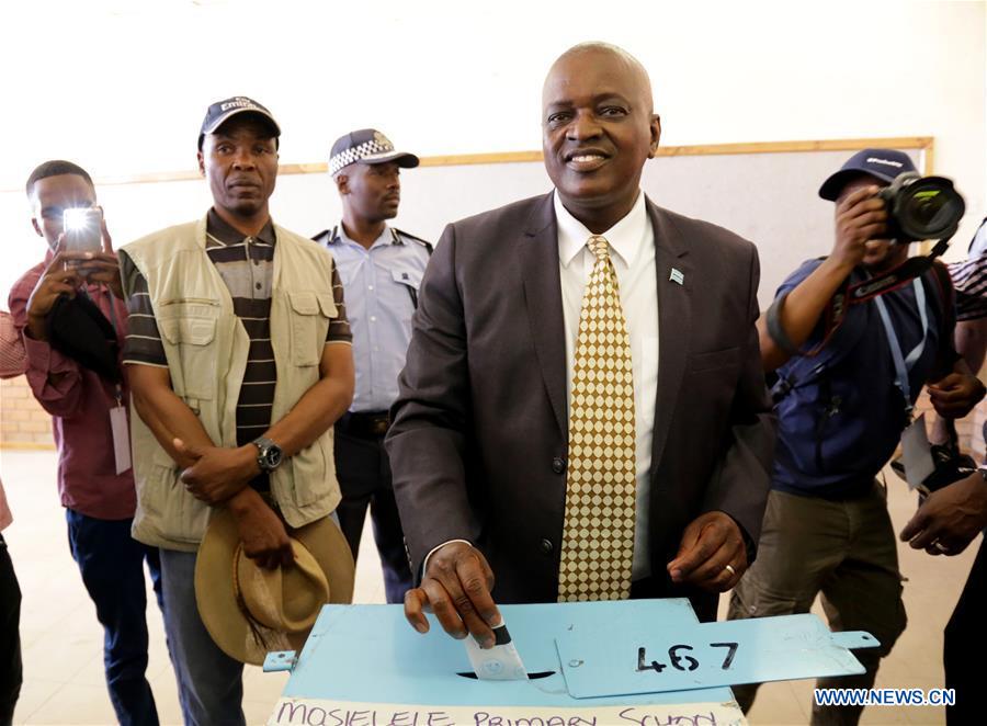 BOTSWANA-ELECTION-VOTING