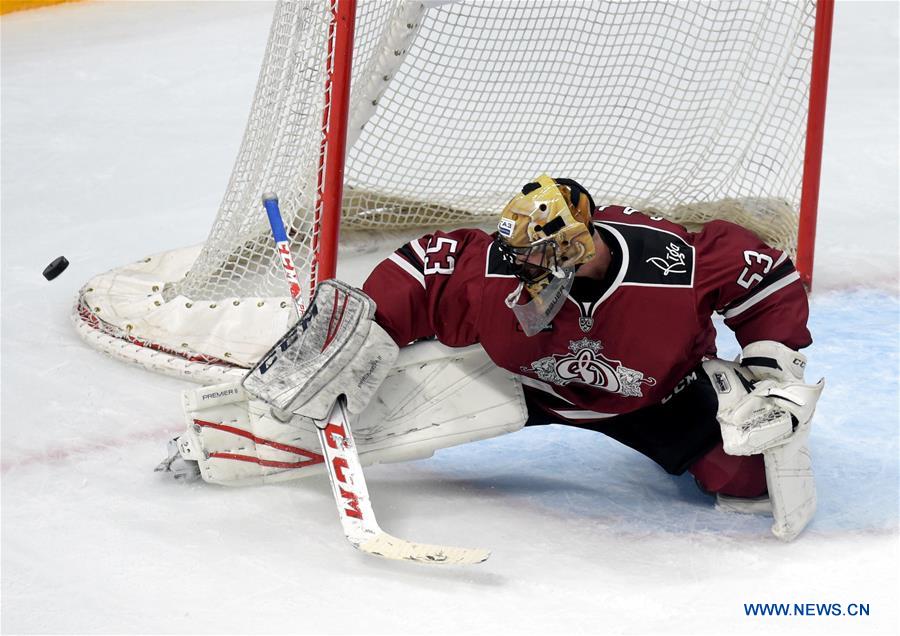 (SP)LATVIA-RIGA-ICE HOCKEY-KHL-RIGA DINAMO VS CHELYABINSK TRAKTOR