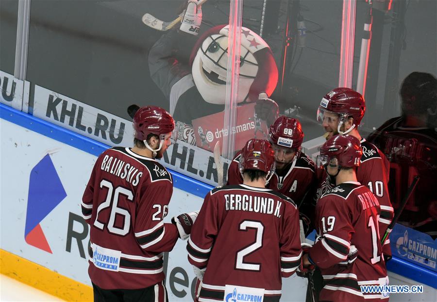 (SP)LATVIA-RIGA-ICE HOCKEY-KHL-RIGA DINAMO VS CHELYABINSK TRAKTOR