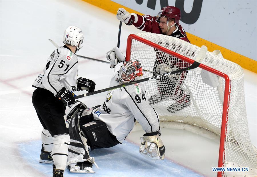 (SP)LATVIA-RIGA-ICE HOCKEY-KHL-RIGA DINAMO VS CHELYABINSK TRAKTOR
