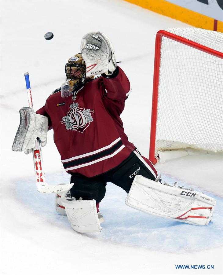 (SP)LATVIA-RIGA-ICE HOCKEY-KHL-RIGA DINAMO VS CHELYABINSK TRAKTOR