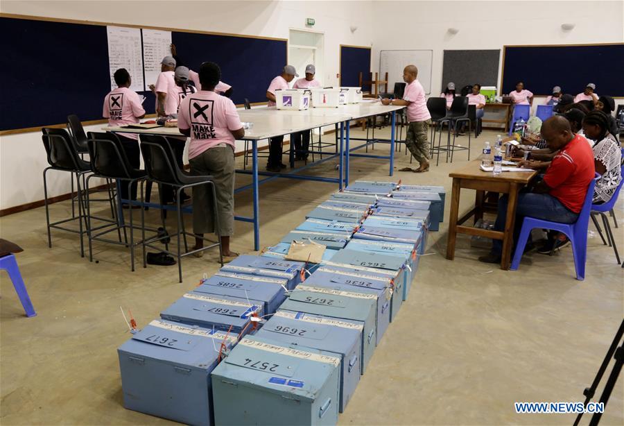 BOTSWANA-GABORONE-VOTE-COUNTING