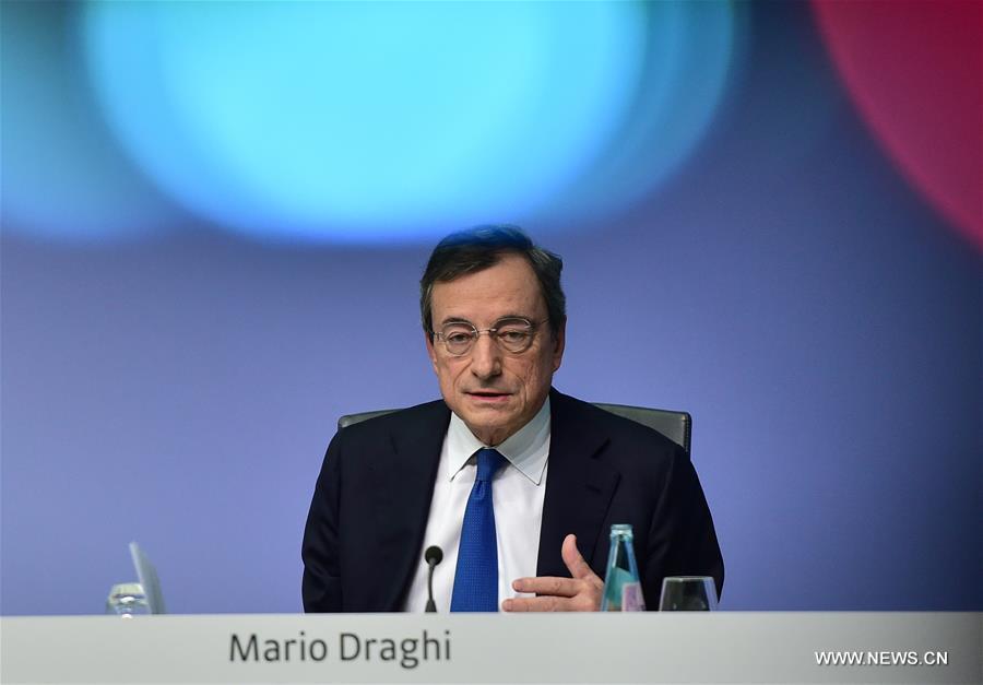 GERMANY-FRANKFURT-ECB-PRESS CONFERENCE-DRAGHI