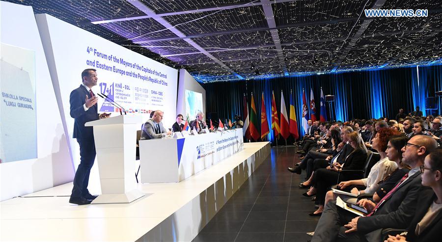 ALBANIA-TIRANA-CHINA-CEEC FORUM OF CAPITAL CITY MAYORS