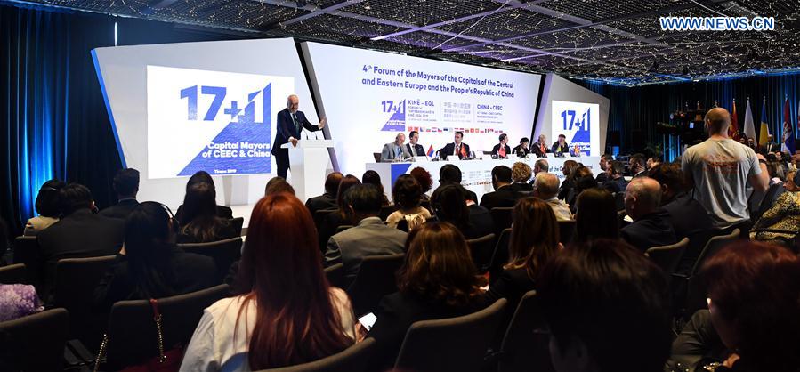 ALBANIA-TIRANA-CHINA-CEEC FORUM OF CAPITAL CITY MAYORS