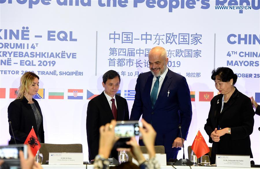 ALBANIA-TIRANA-CHINA-CEEC FORUM OF CAPITAL CITY MAYORS