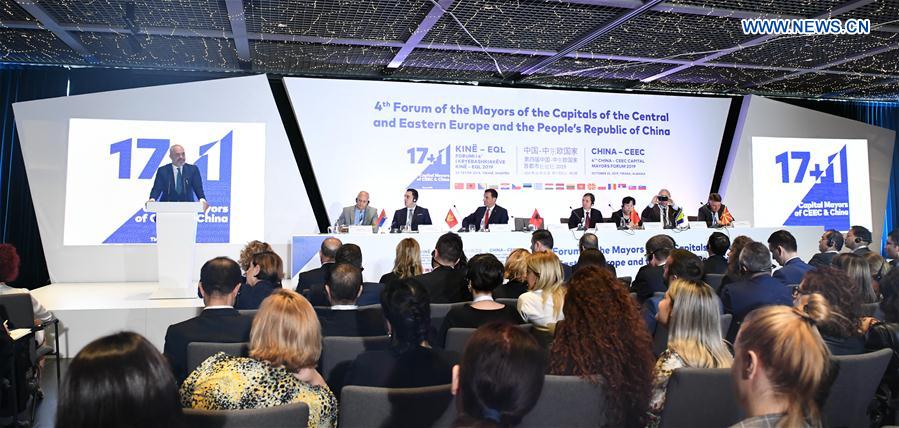 ALBANIA-TIRANA-CHINA-CEEC FORUM OF CAPITAL CITY MAYORS
