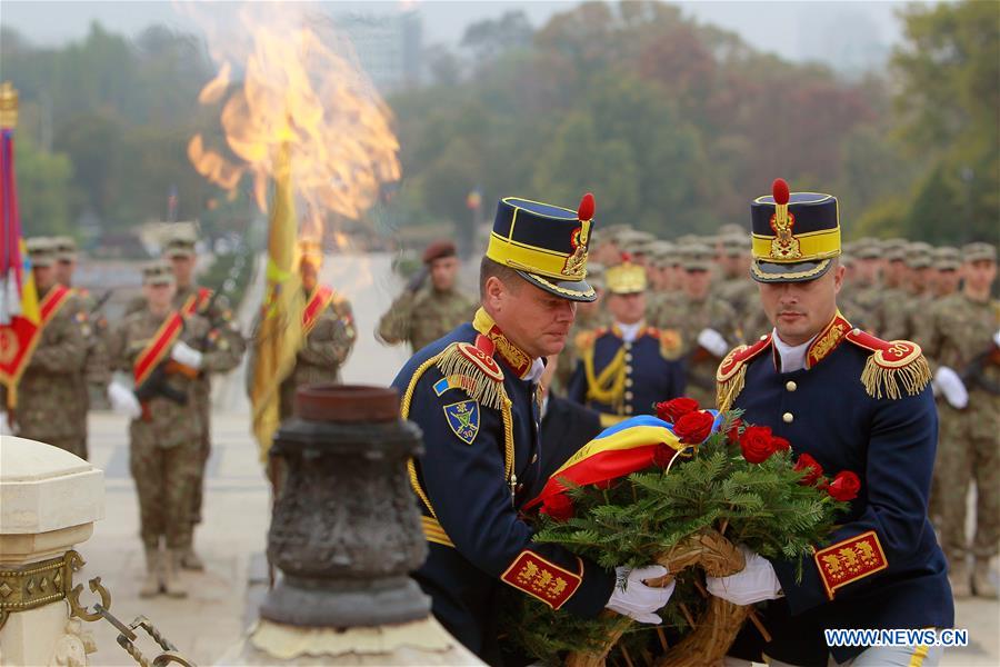 ROMANIA-BUCHAREST-ARMY DAY-CEREMONY