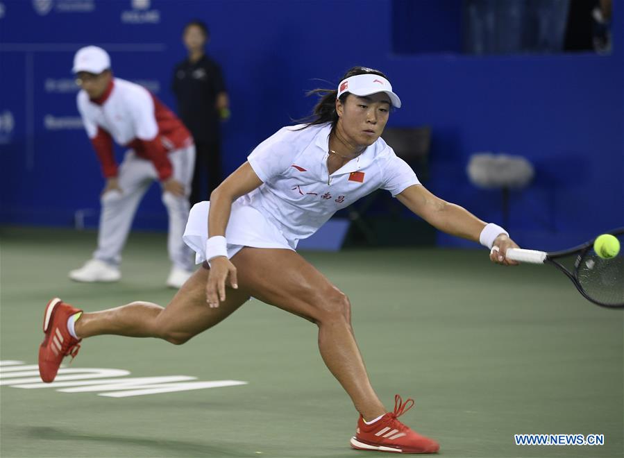 (SP)CHINA-WUHAN-7TH MILITARY WORLD GAMES-TENNIS