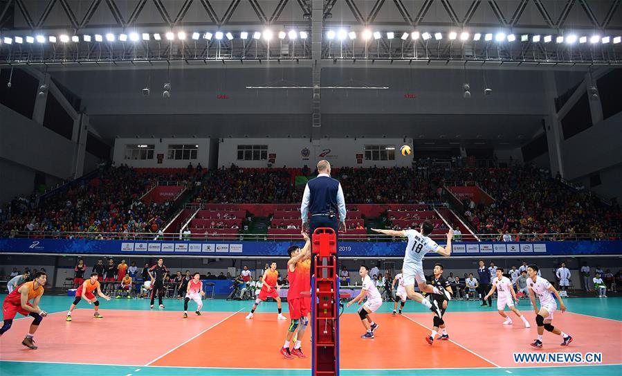 (SP)CHINA-WUHAN-7TH MILITARY WORLD GAMES-MEN-VOLLEYBALL