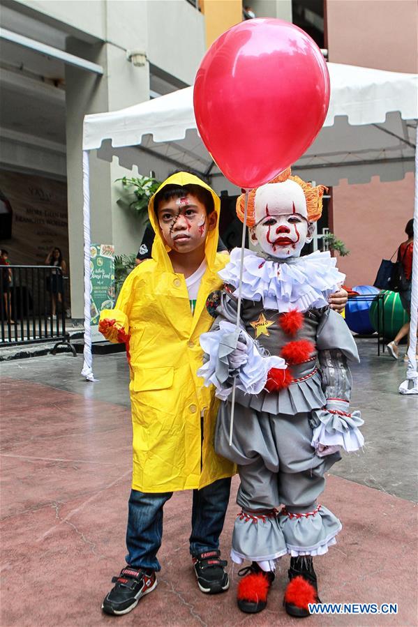 PHILIPPINES-QUEZON CITY-HALLOWEEN-CELEBRATION