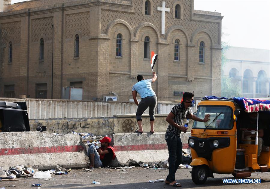 IRAQ-BAGHDAD-NATIONWIDE PROTEST
