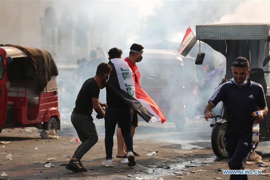 IRAQ-BAGHDAD-NATIONWIDE PROTEST