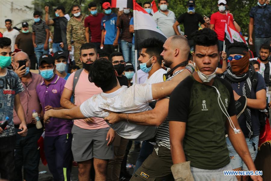 IRAQ-BAGHDAD-NATIONWIDE PROTEST