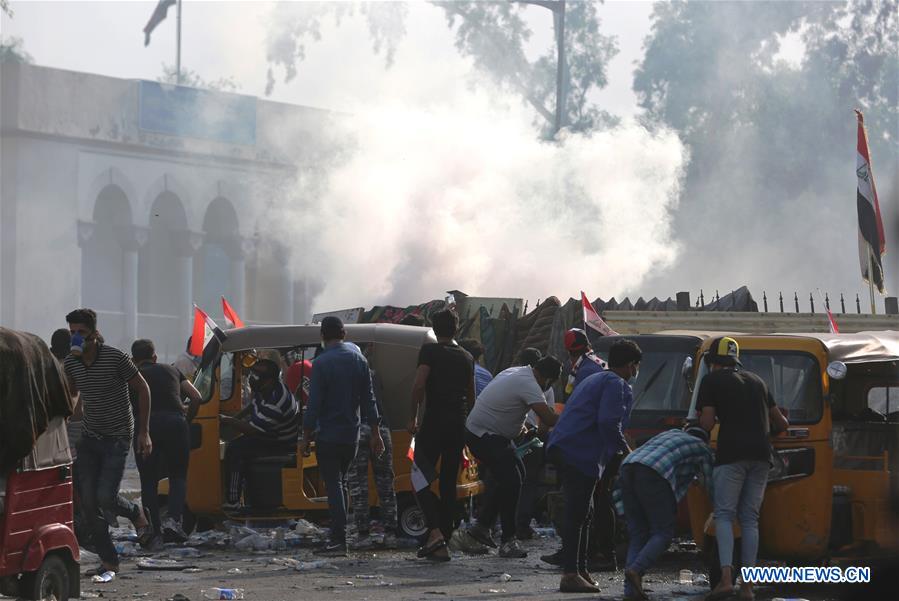 IRAQ-BAGHDAD-NATIONWIDE PROTEST