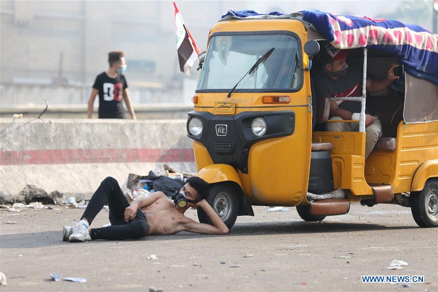 IRAQ-BAGHDAD-NATIONWIDE PROTEST