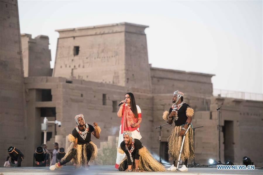 EGYPT-ASWAN-AFRO-CHINESE FOLKLORE FESTIVAL