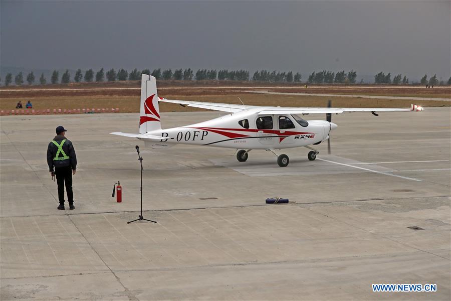 CHINA-SHENYANG-FOUR-SEATER ELECTRIC AIRCRAFT-MAIDEN FLIGHT (CN)