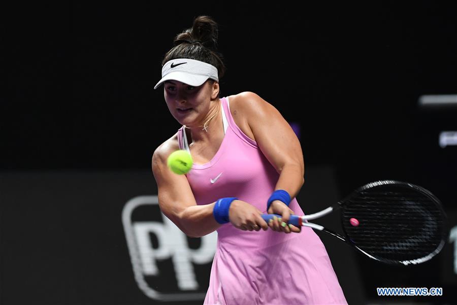 (SP)CHINA-SHENZHEN-TENNIS-WTA TOUR FINALS-SINGLES(CN)