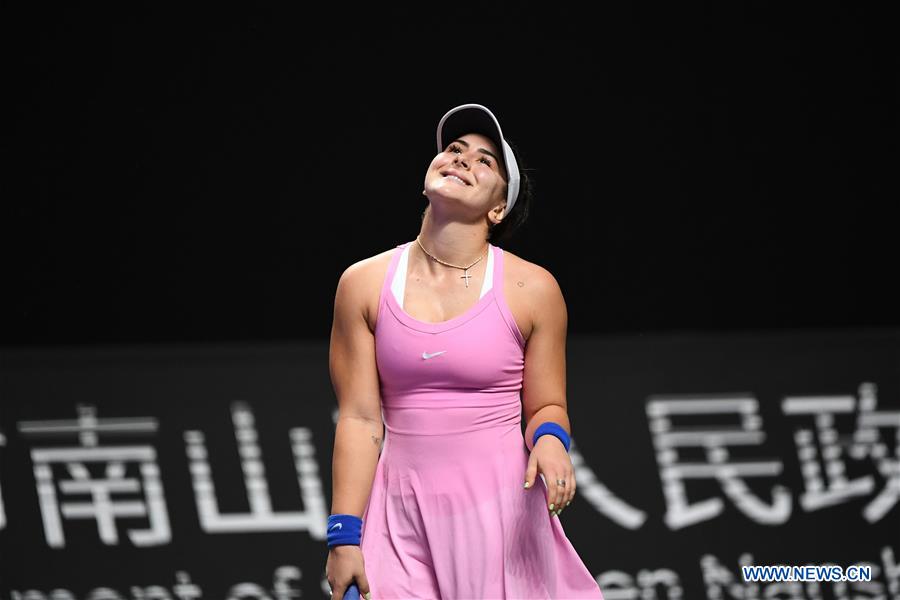 (SP)CHINA-SHENZHEN-TENNIS-WTA TOUR FINALS-SINGLES(CN)