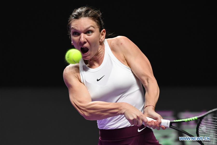 (SP)CHINA-SHENZHEN-TENNIS-WTA TOUR FINALS-SINGLES(CN)