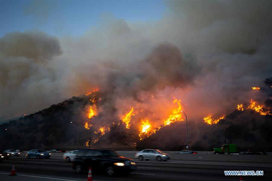 U.S.-LOS ANGELES-FIRE