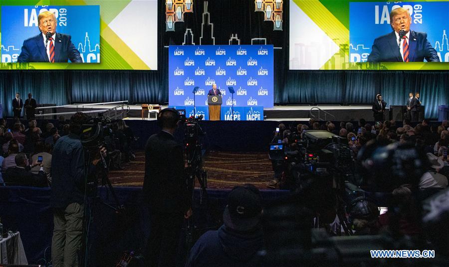 U.S.-CHICAGO-TRUMP-IACP-CONFERENCE