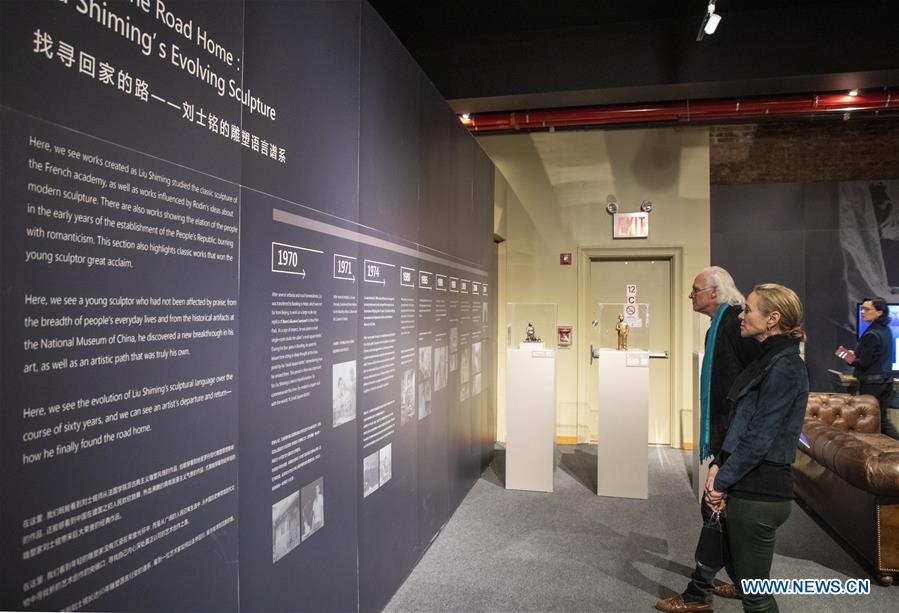 U.S.-NEW YORK-CHINESE SCULPTOR-EXHIBITION