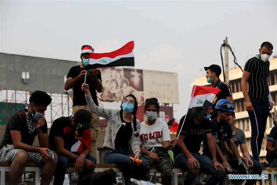  IRAQ-BAGHDAD-PROTEST