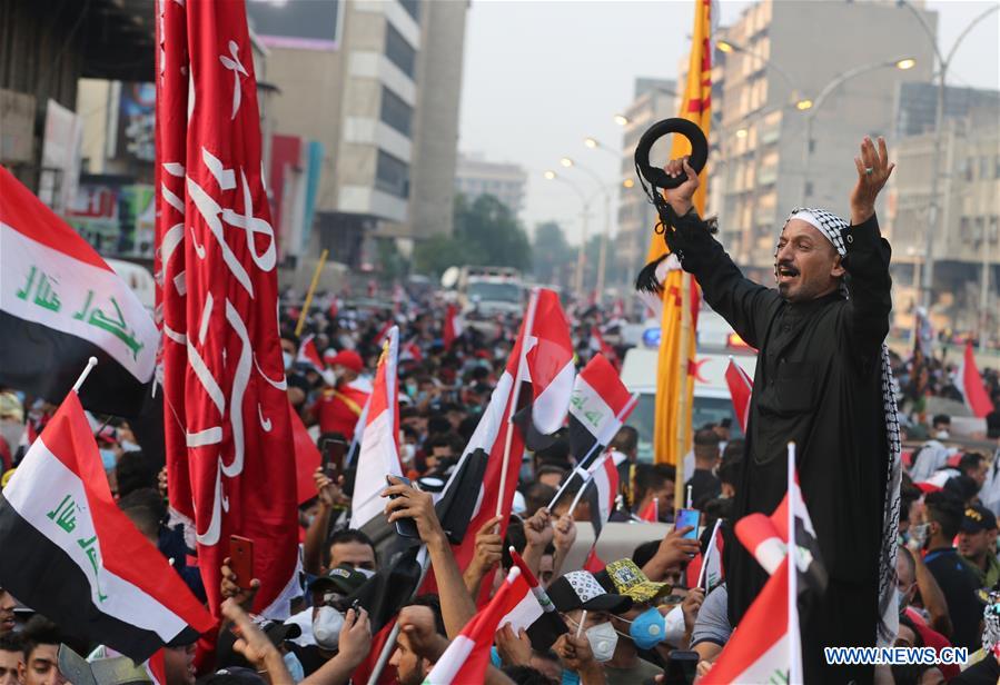  IRAQ-BAGHDAD-PROTEST