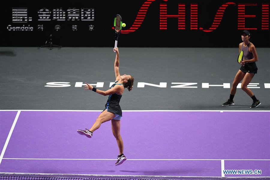 (SP)CHINA-SHENZHEN-TENNIS-WTA TOUR FINALS-DOUBLES (CN)