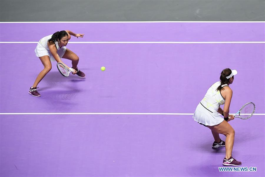 (SP)CHINA-SHENZHEN-TENNIS-WTA TOUR FINALS-DOUBLES (CN)