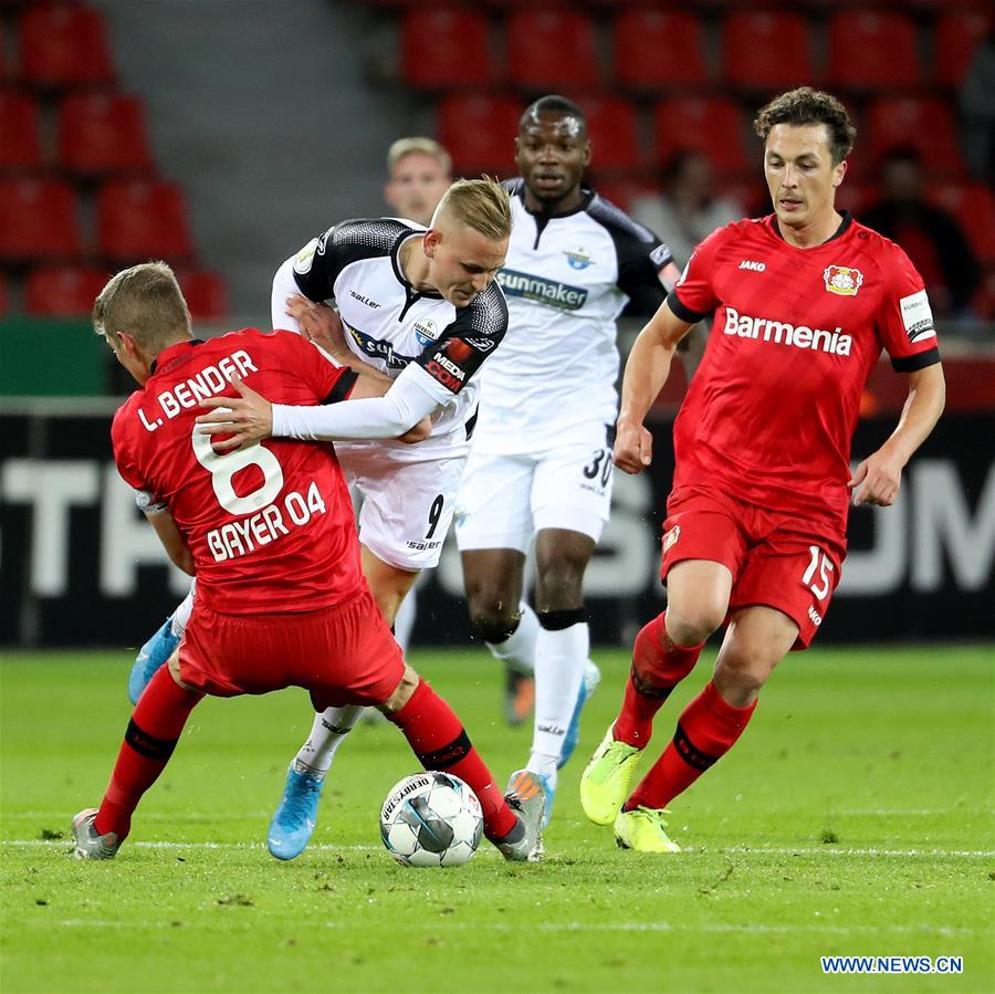 (SP)GERMANY-LEVERKUSEN-SOCCER-GERMAN CUP-LEVERKUSEN VS PADERBORN