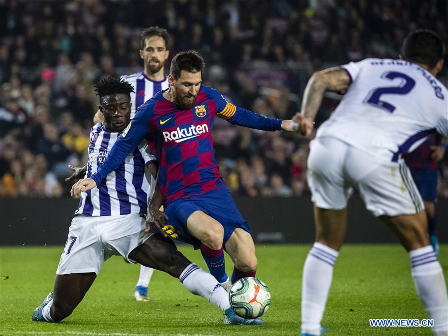 (SP)SPAIN-BARCELONA-SOCCER-LALIGA-FC BARCELONA VS REAL VALLADOLID