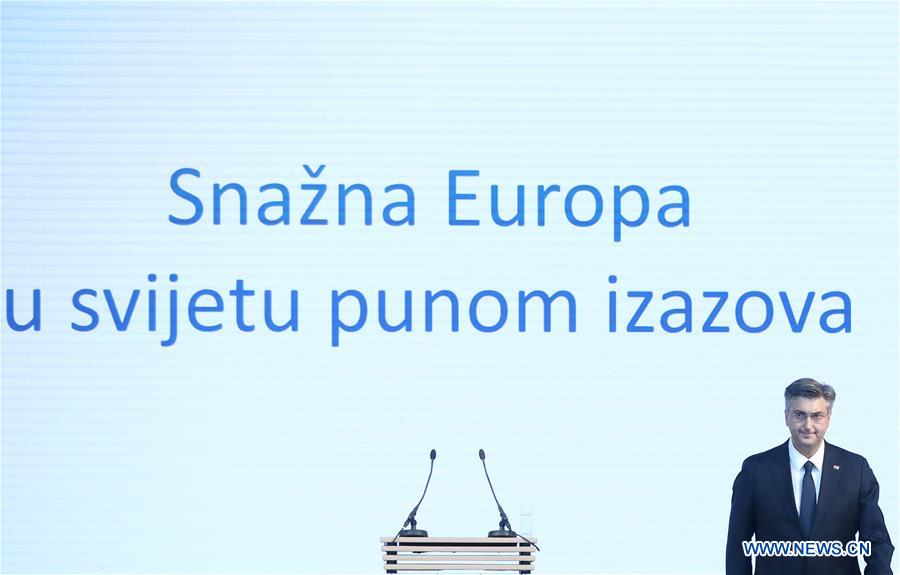 CROATIA-ZAGREB-PM-EU PRESIDENCY