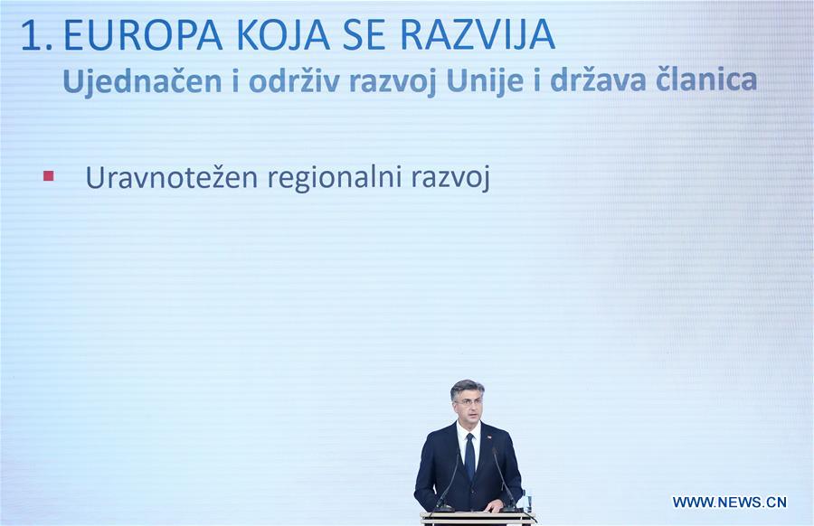 CROATIA-ZAGREB-PM-EU PRESIDENCY