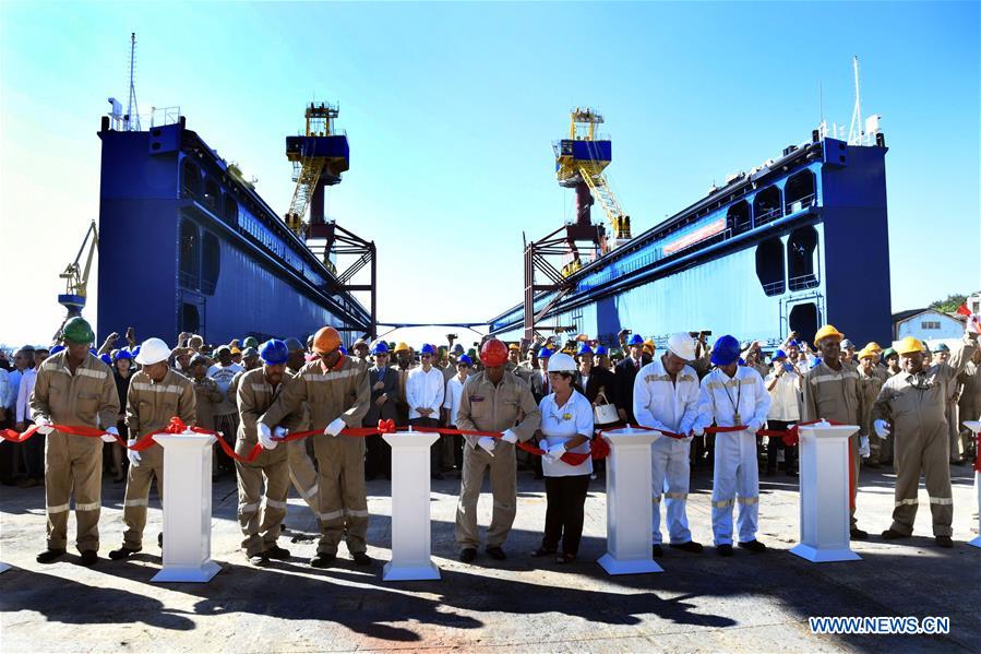 CUBA-HAVANA-DRY DOCK-RIBBON CUTTING CEREMONY