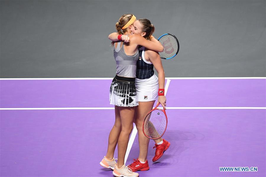 (SP)CHINA-SHENZHEN-TENNIS-WTA TOUR FINALS-DOUBLES(CN)
