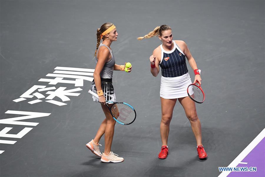 (SP)CHINA-SHENZHEN-TENNIS-WTA TOUR FINALS-DOUBLES(CN)