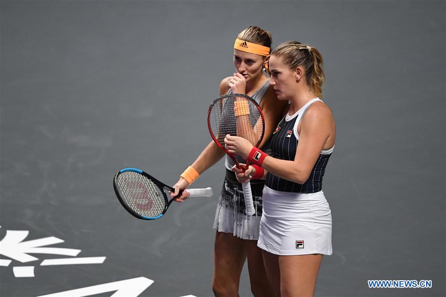 (SP)CHINA-SHENZHEN-TENNIS-WTA TOUR FINALS-DOUBLES(CN)