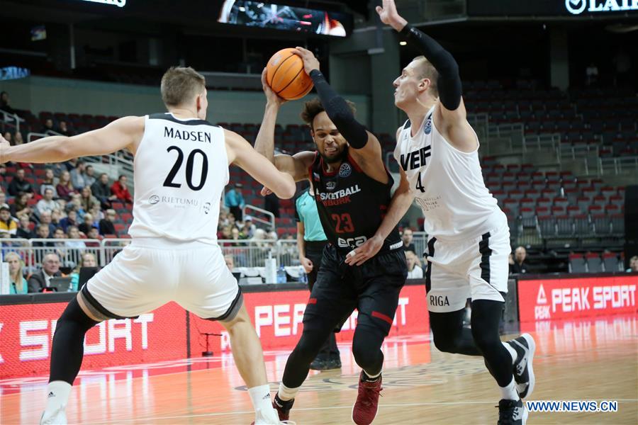 (SP)LATVIA-RIGA-BASKETBALL-EUROPE CHAMPIONS LEAGUE-VEF RIGA VS NYMBURK