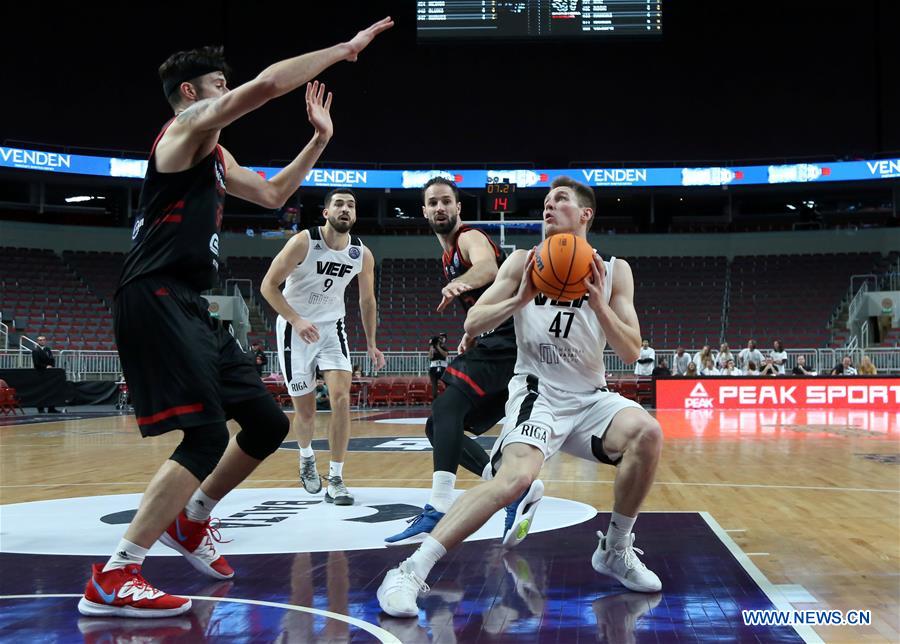(SP)LATVIA-RIGA-BASKETBALL-EUROPE CHAMPIONS LEAGUE-VEF RIGA VS NYMBURK