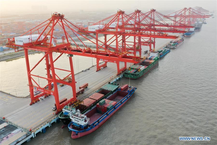 CHINA-JIANGSU-SUZHOU-TAICANG PORT-CARGO THROUGHPUT (CN)