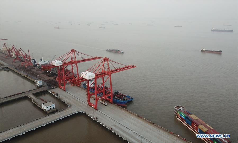 CHINA-JIANGSU-SUZHOU-TAICANG PORT-CARGO THROUGHPUT (CN)